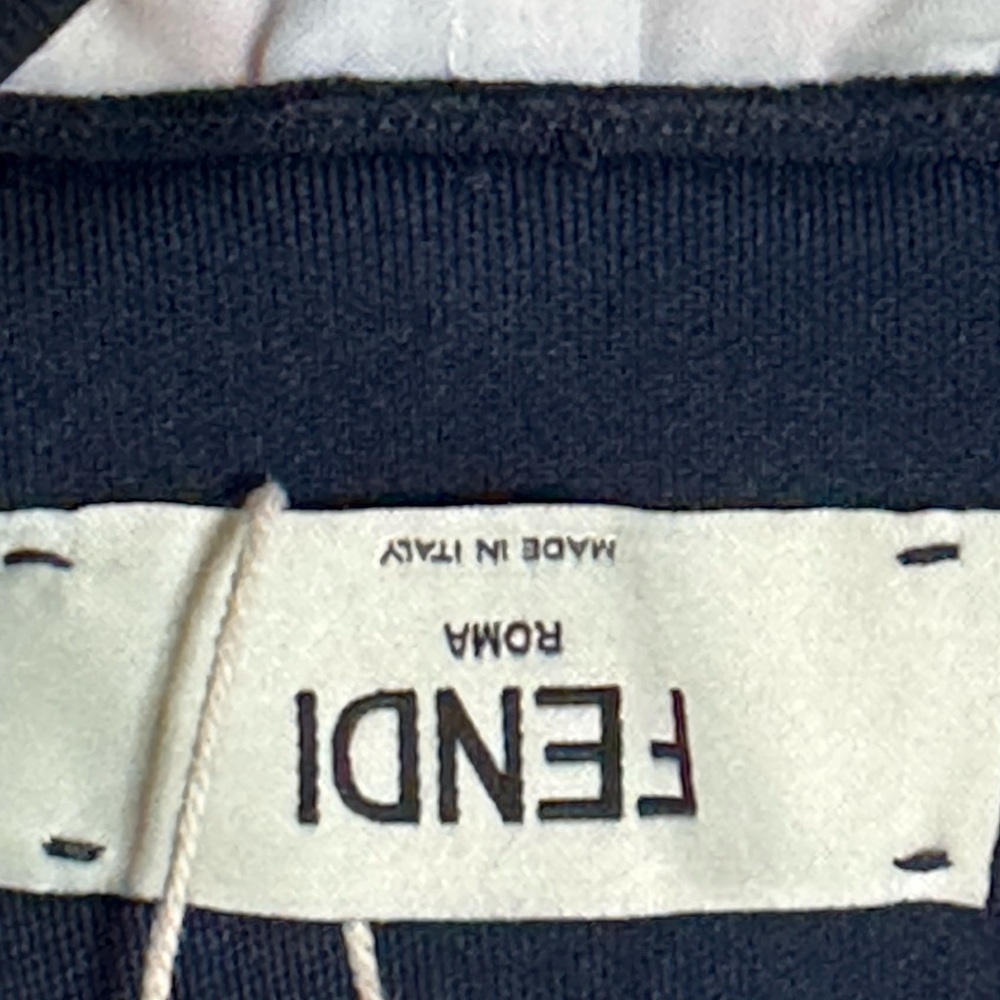 FENDI Mania Peated Midi Skirt Red Blue White Silk Blend Size XXS Designer Luxury - Picture 9 of 13